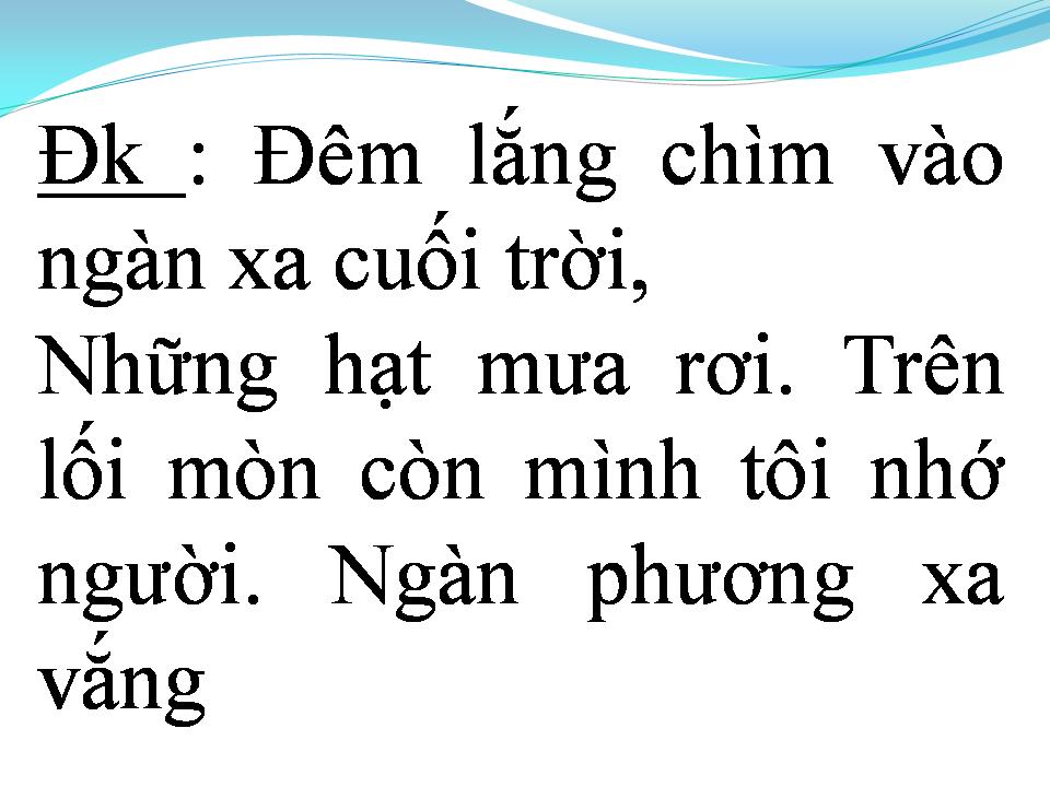 Lời bài hát ĐƯỜNG KHUYA