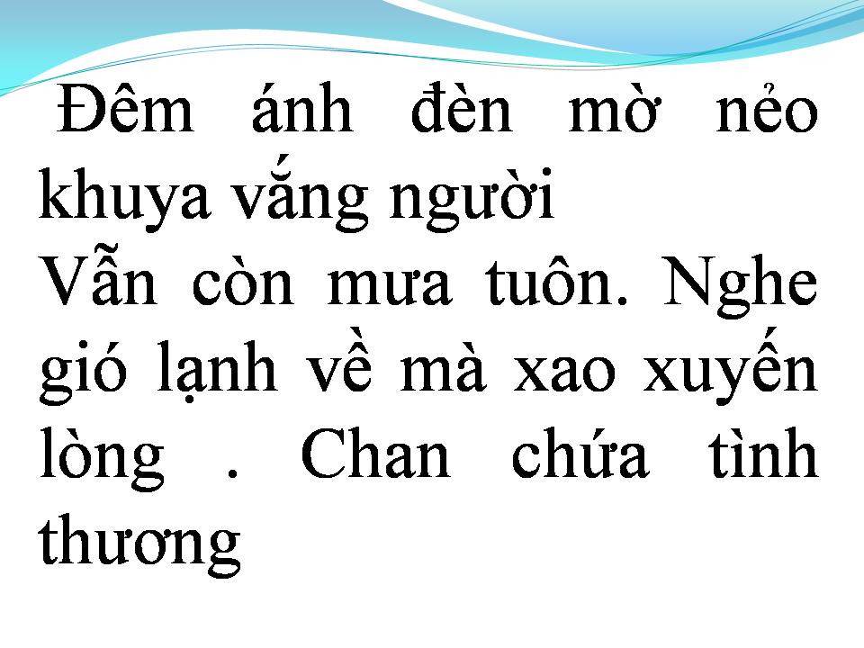 Lời bài hát ĐƯỜNG KHUYA