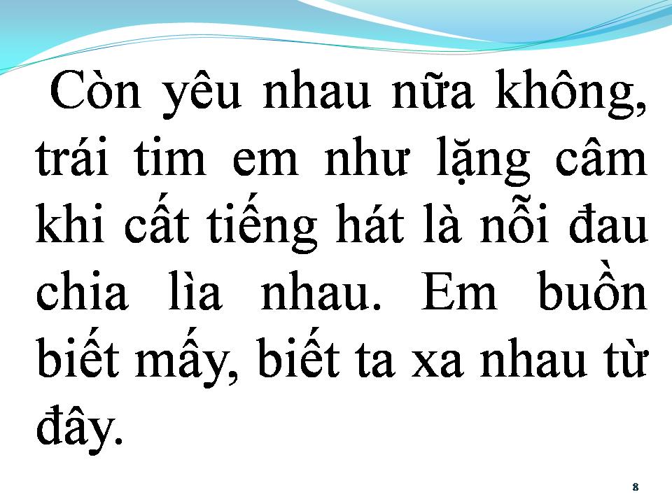 Lời bài hát DƯỜNG NHƯ TA ĐÃ