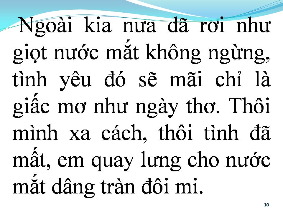 Lời bài hát DƯỜNG NHƯ TA ĐÃ