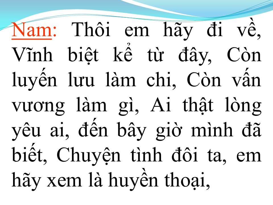 Lời bài hát ĐƯỜNG TÌNH ĐÔI NGÃ
