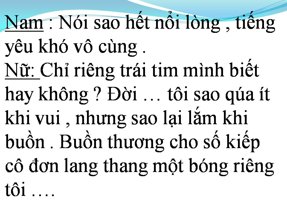 Lời bài hát ĐƯỜNG TÌNH HAI LỐI