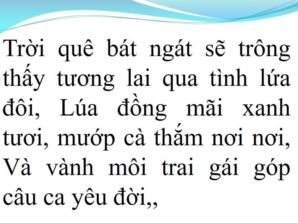 Lời bài hát ĐƯỜNG VỀ HAI THÔN
