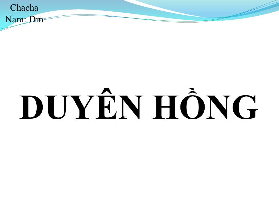 Lời bài hát DUYÊN HỒNG
