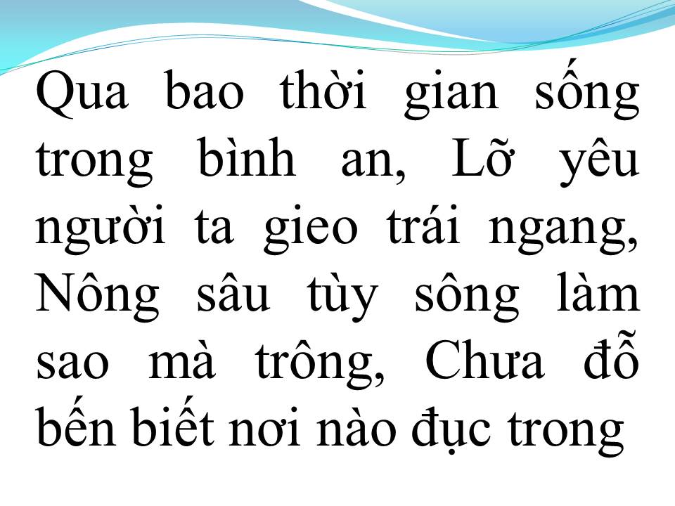 Lời bài hát DUYÊN PHẬN