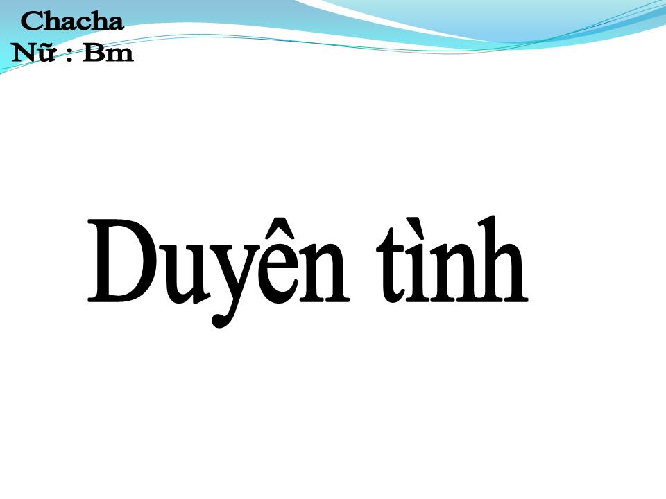 Lời bài hát DUYÊN TÌNH