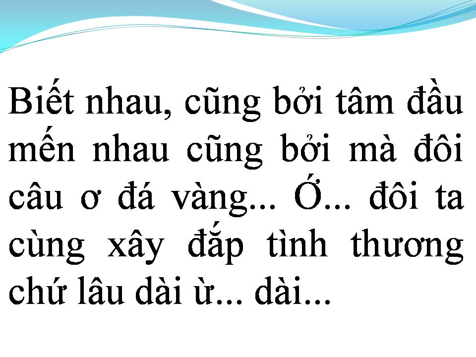 Lời bài hát DUYÊN TÌNH