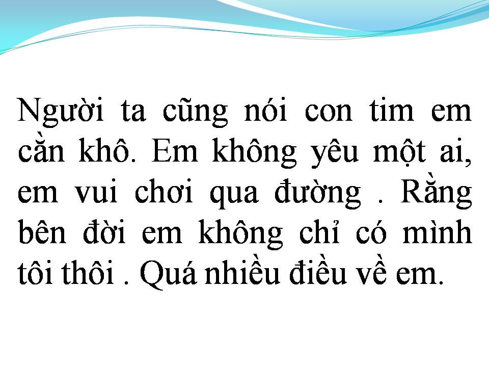 Lời bài hát MẶC KỆ NGƯỜI TA NÓI