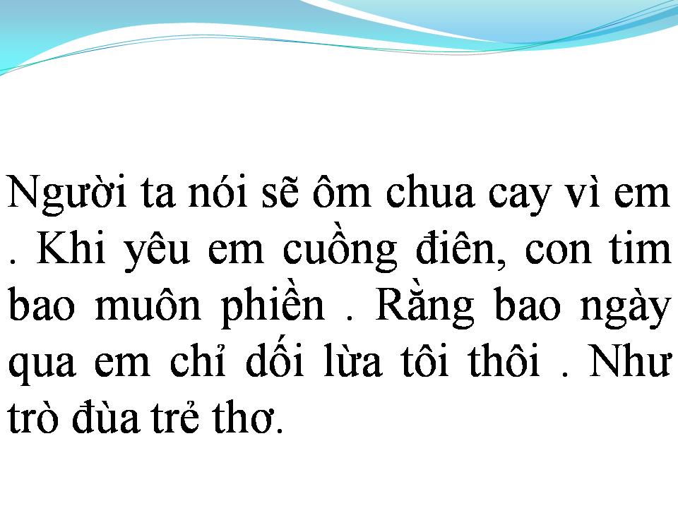 Lời bài hát MẶC KỆ NGƯỜI TA NÓI
