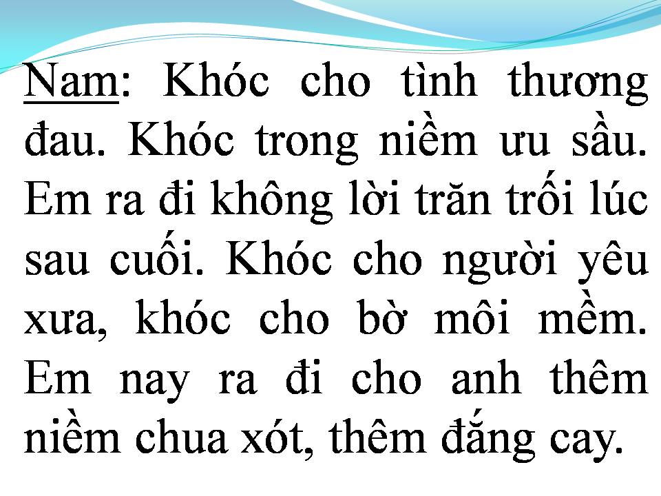 Lời bài hát MÃI KHÔNG TRỞ VỀ