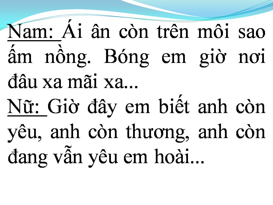 Lời bài hát MÃI KHÔNG TRỞ VỀ