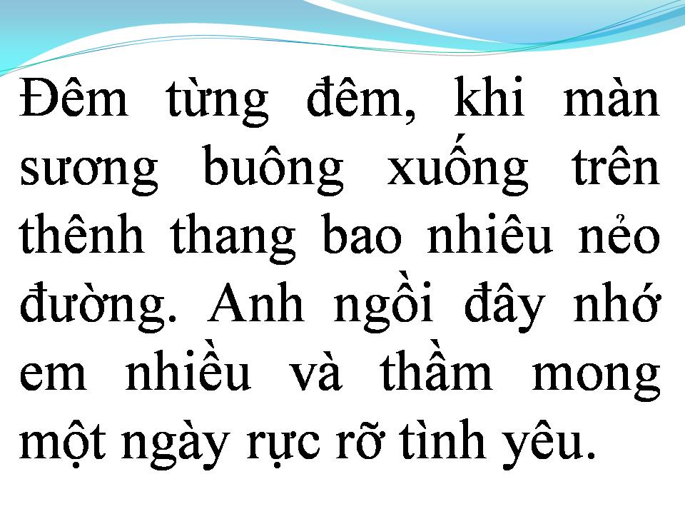 Lời bài hát MÃI MÃI MỘT TÌNH YÊU