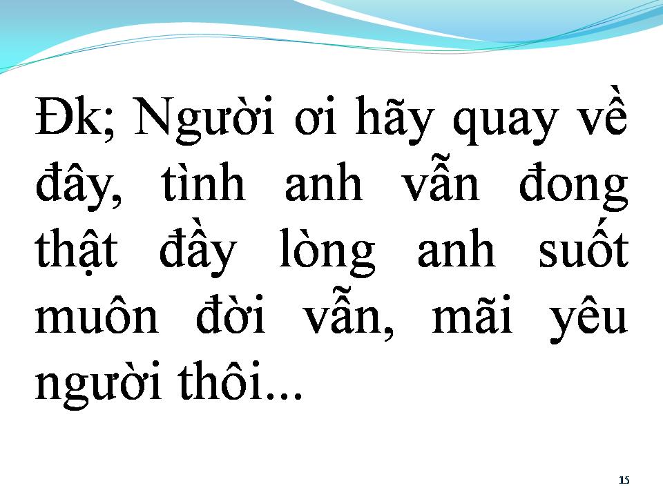 Lời bài hát MÃI YÊU NGƯỜI THÔI