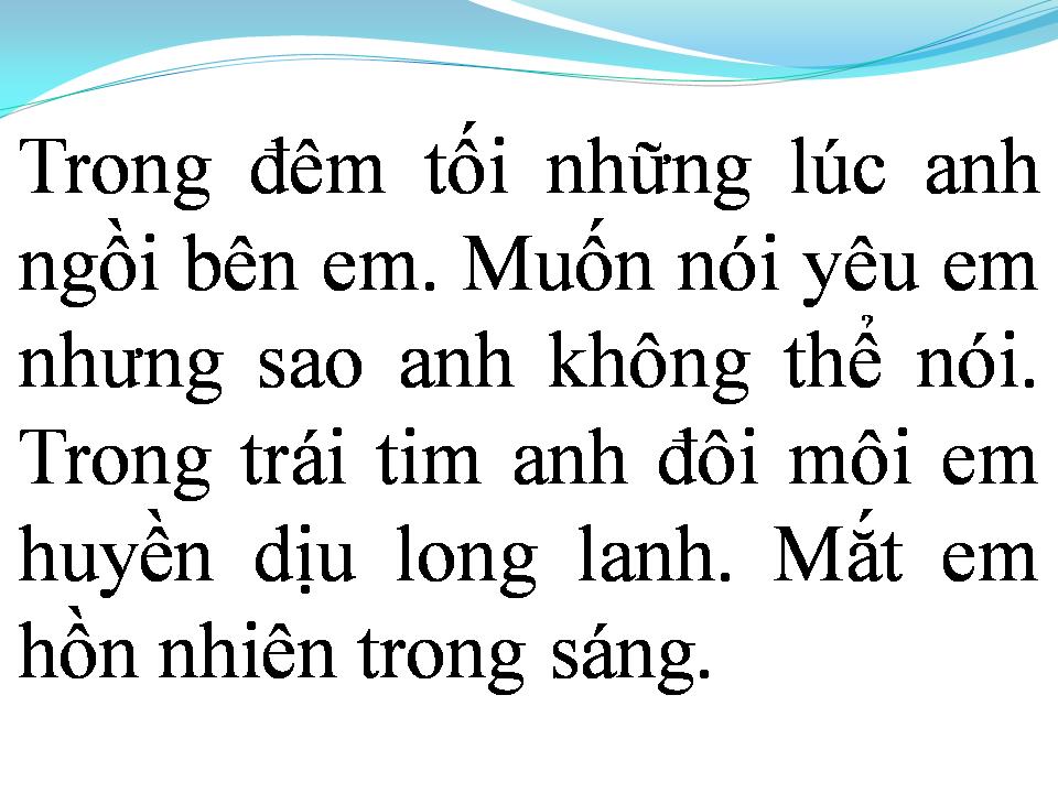 Lời bài hát MÃI YÊU RIÊNG EM