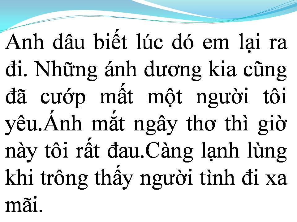Lời bài hát MÃI YÊU RIÊNG EM