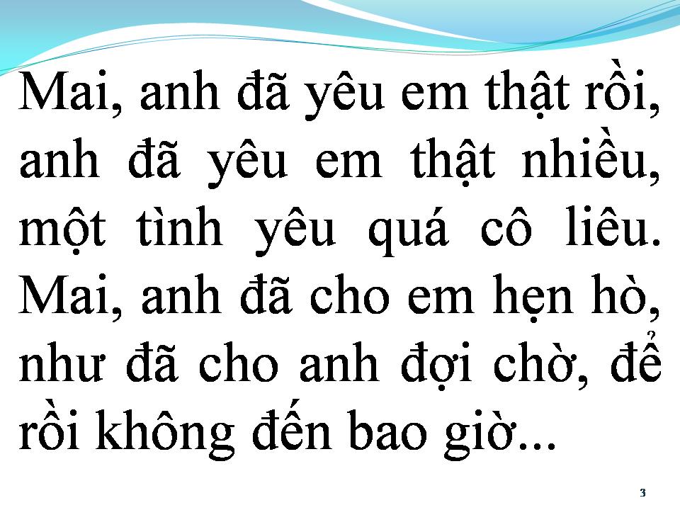 Lời bài hát MAI