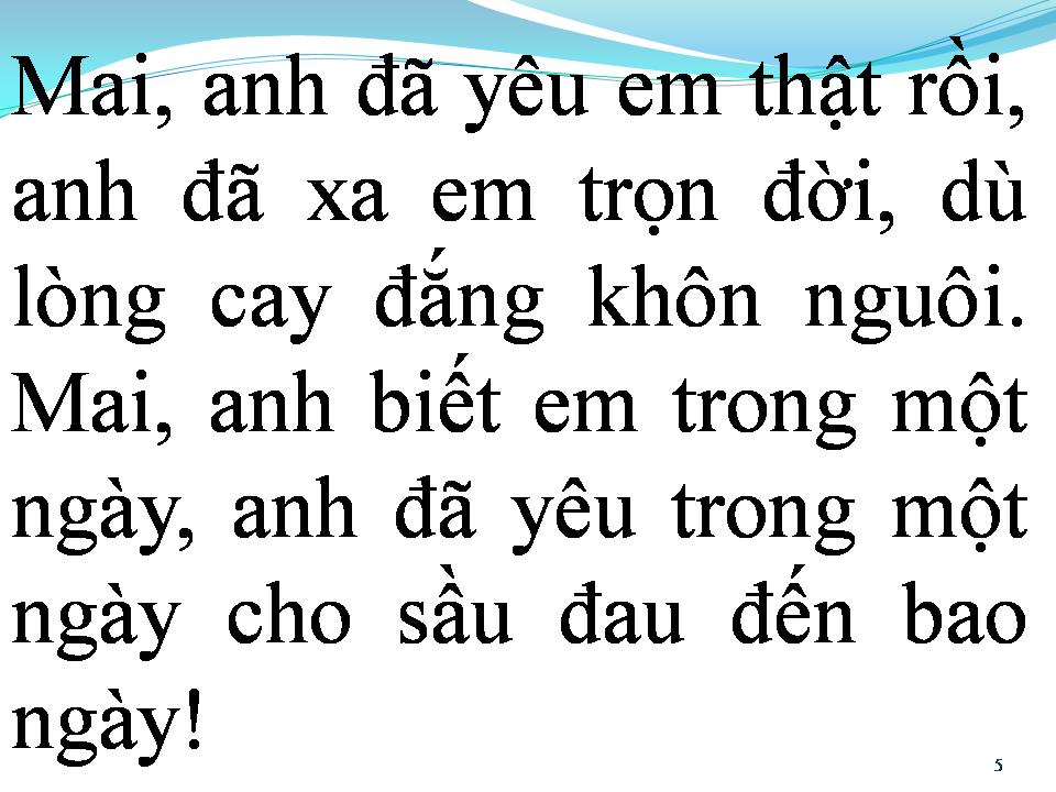 Lời bài hát MAI