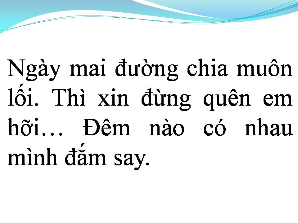 Lời bài hát MAMBO YÊU THƯƠNG