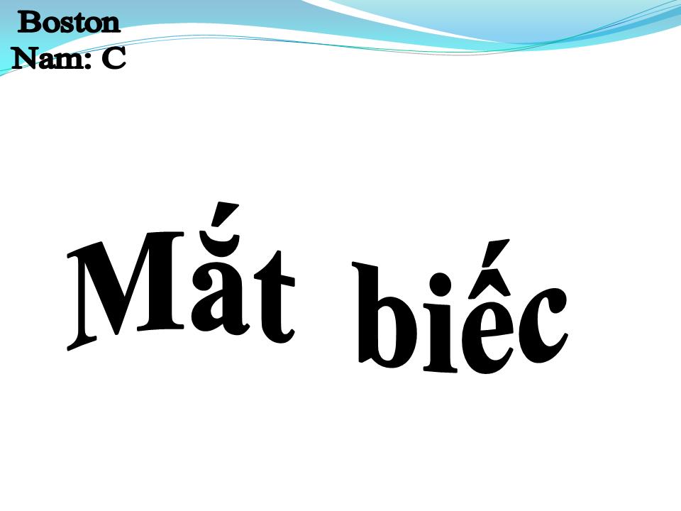 Lời bài hát MẮT BIẾC