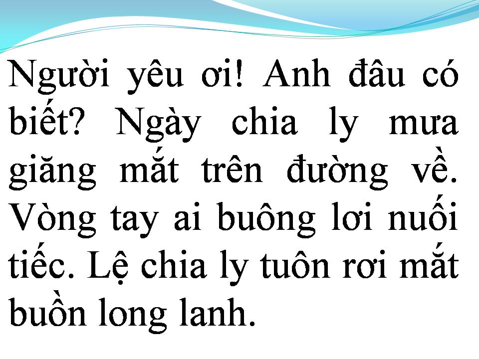 Lời bài hát MẮT BUỒN