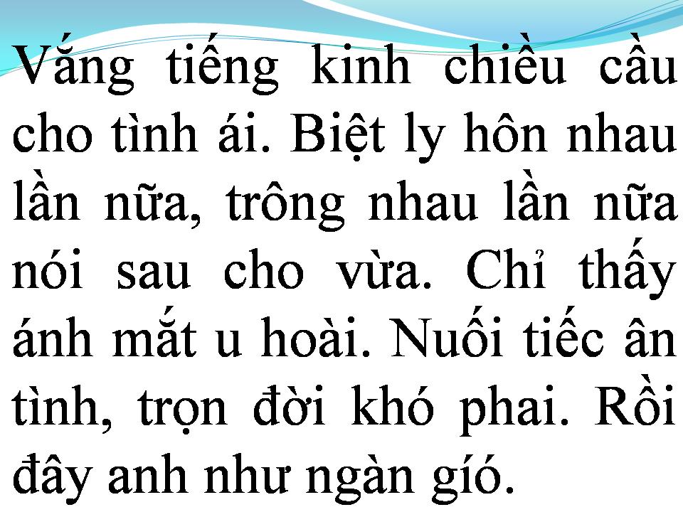 Lời bài hát MẮT LỆ CHO NGƯỜI TÌNH