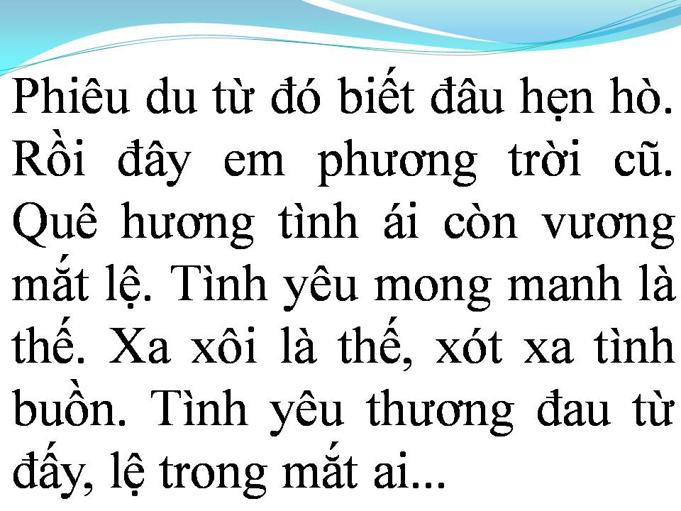 Lời bài hát MẮT LỆ CHO NGƯỜI TÌNH