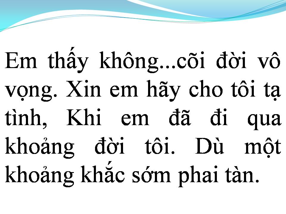 Lời bài hát MẮT LỆ CHO NGƯỜI