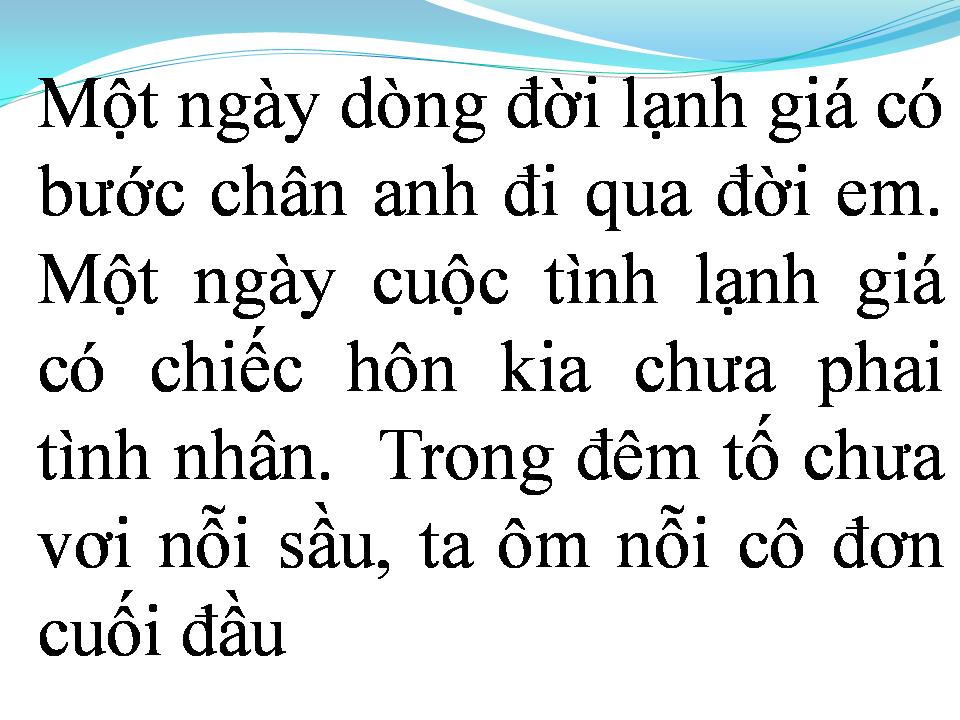 Lời bài hát MẤT NHAU
