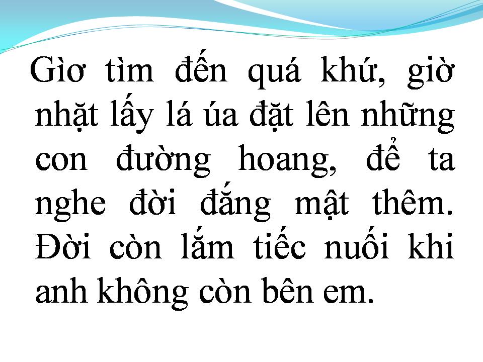 Lời bài hát MẤT NHAU