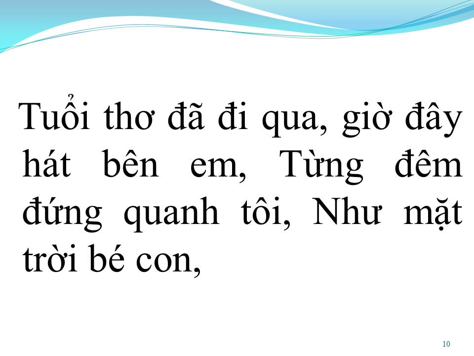 Lời bài hát MẶT TRỜI BÉ CON