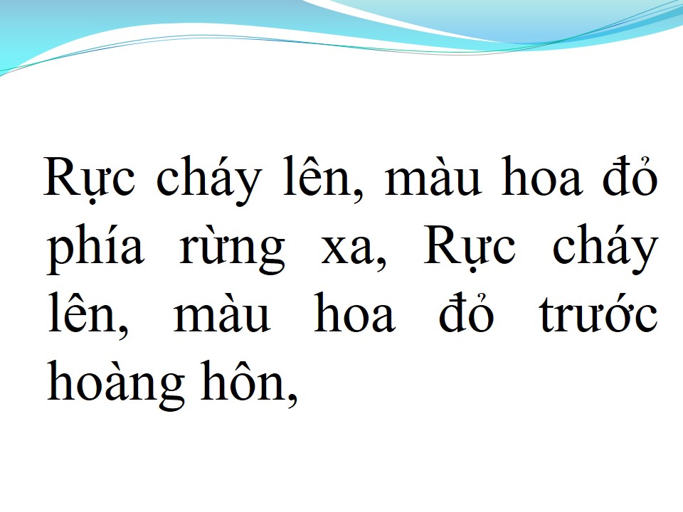 Lời bài hát MÀU HOA ĐỎ
