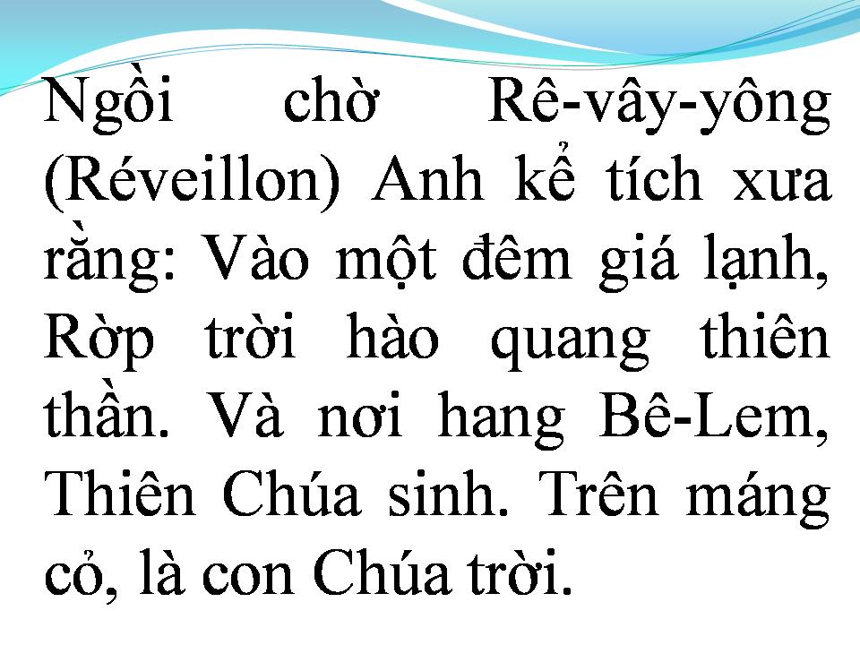 Lời bài hát MÀU XANH NOEL
