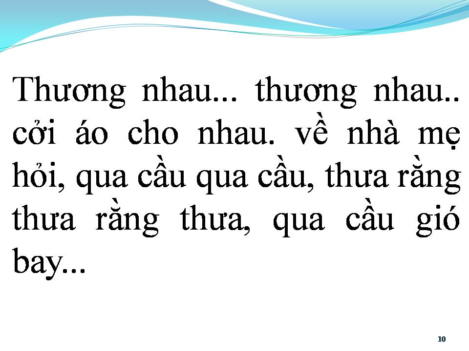 Lời bài hát MẤY NHỊP CẦU TRE