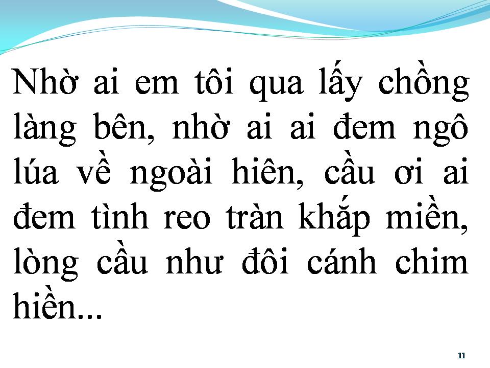 Lời bài hát MẤY NHỊP CẦU TRE