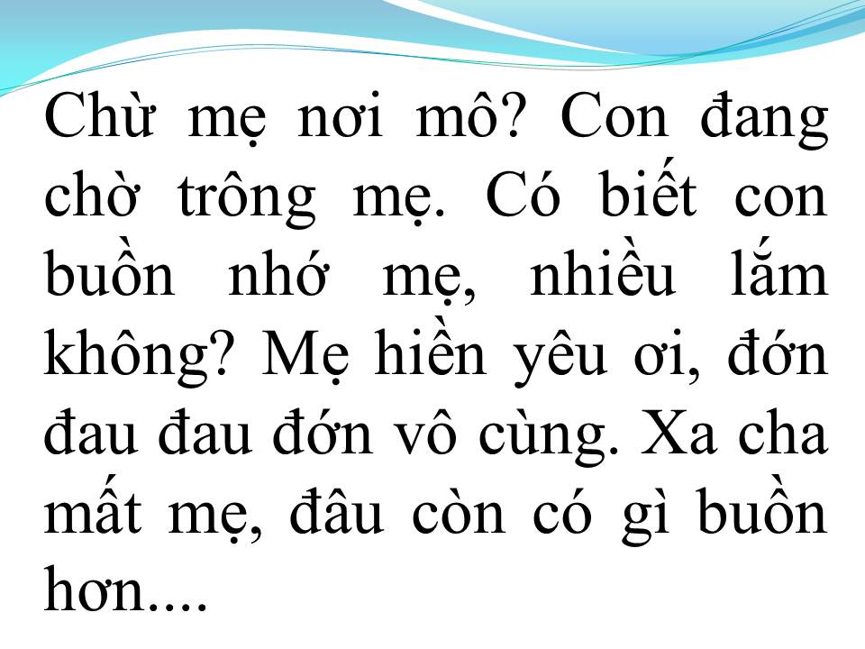 Lời bài hát MẸ