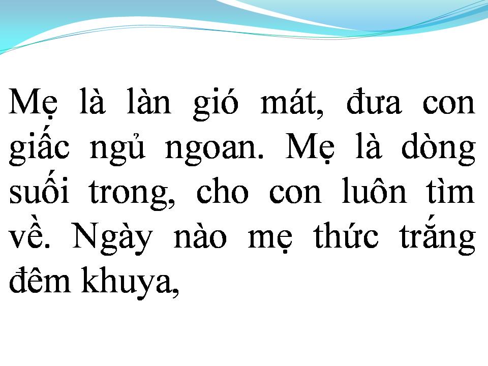 Lời bài hát MẸ DẤU YÊU