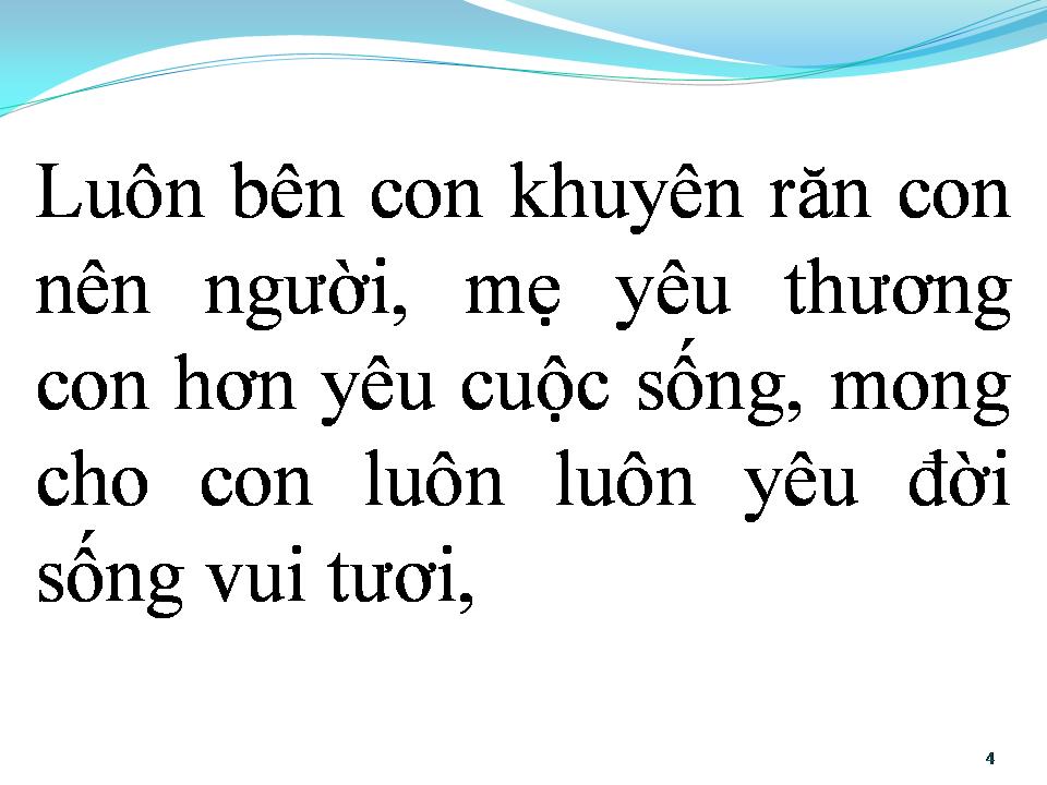 Lời bài hát MẸ YÊU