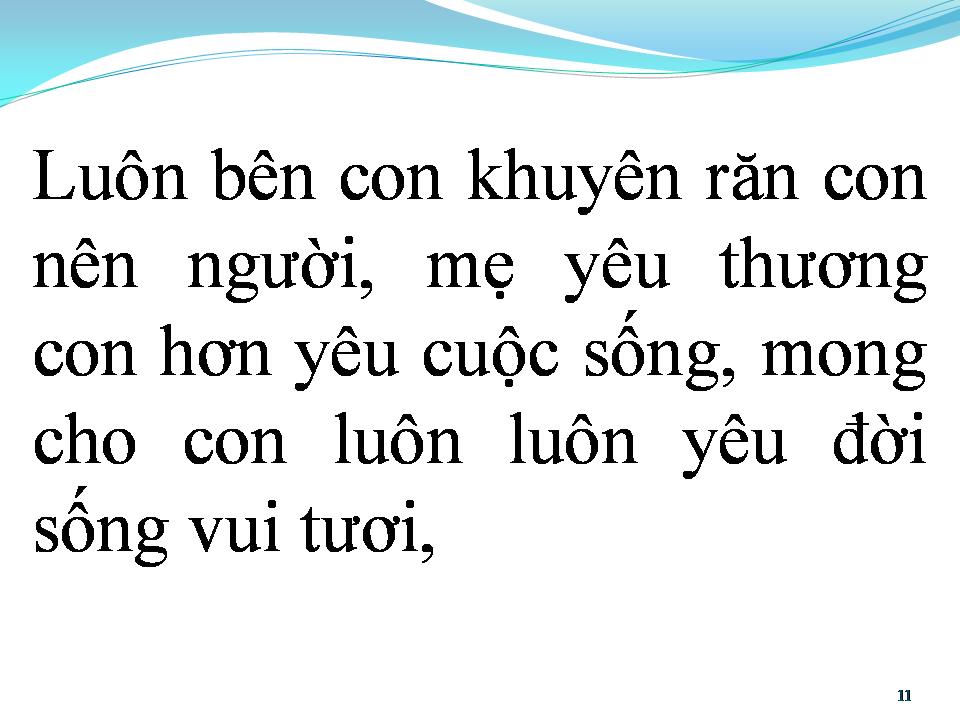 Lời bài hát MẸ YÊU