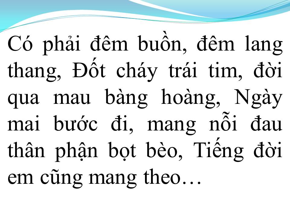 Lời bài hát MÈO HOANG