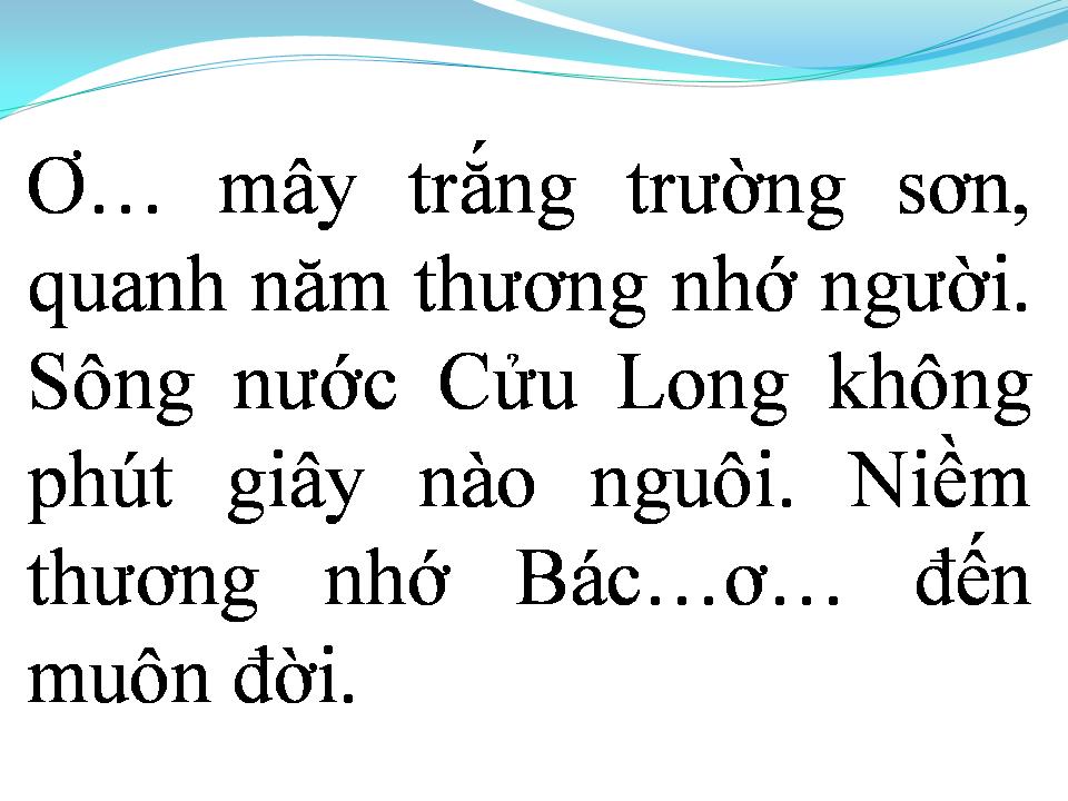 Lời bài hát MIỀN NAM NHỚ MÃI ƠN NGƯỜI