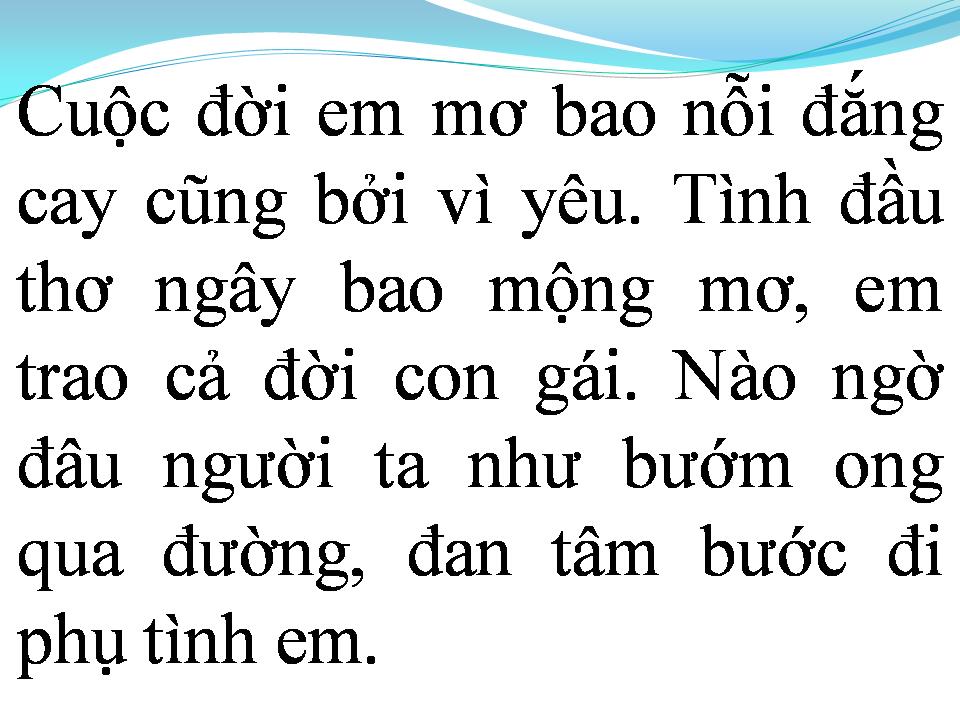 Lời bài hát MIỆNG LƯỠI ĐÀN ÔNG