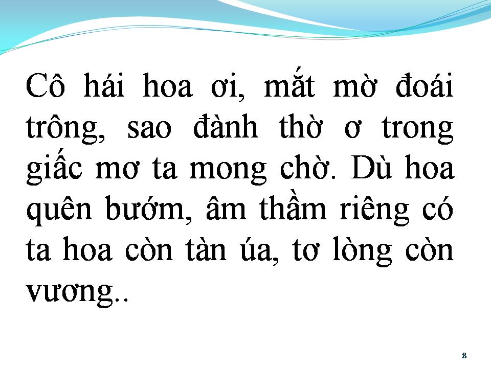 Lời bài hát MƠ HOA