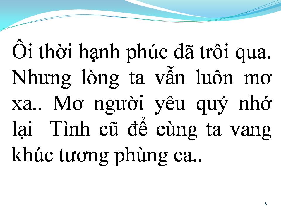 Lời bài hát MƠ KHÚC TƯƠNG PHÙNG