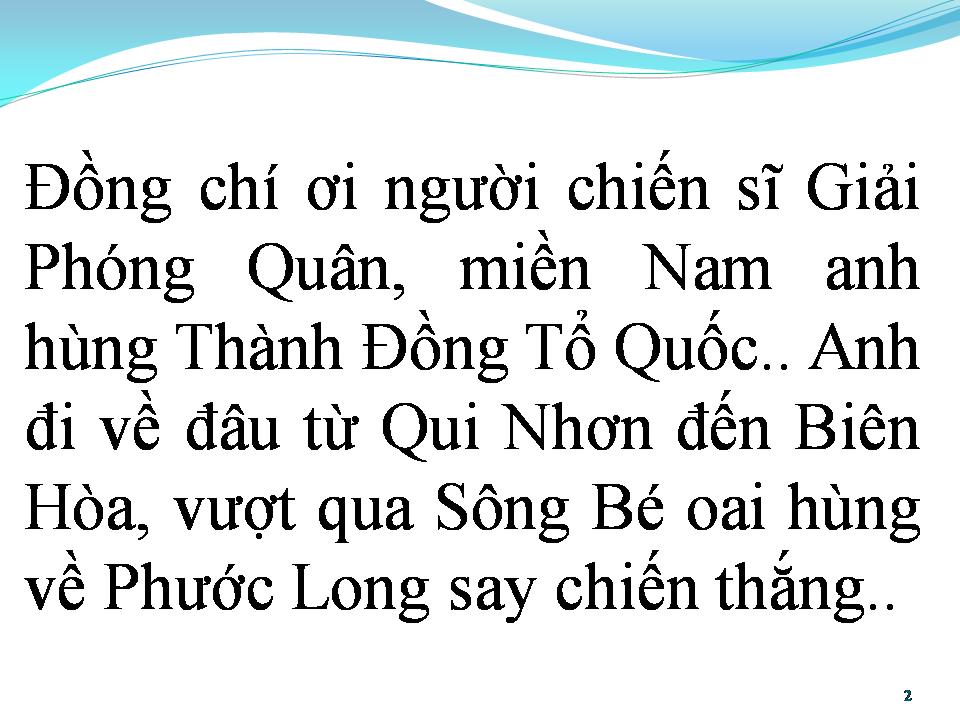 Lời bài hát MỖI BƯỚC TA ĐI