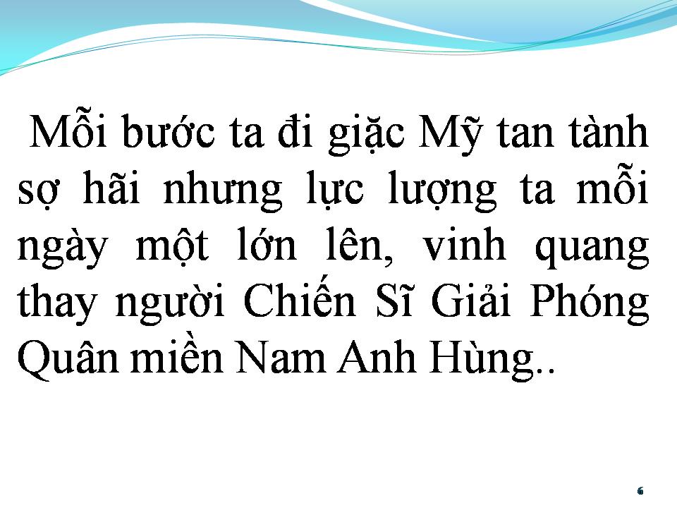 Lời bài hát MỖI BƯỚC TA ĐI