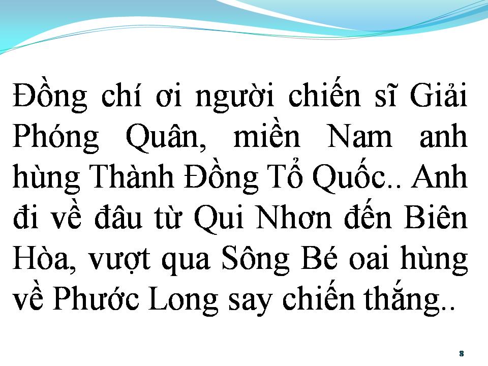 Lời bài hát MỖI BƯỚC TA ĐI