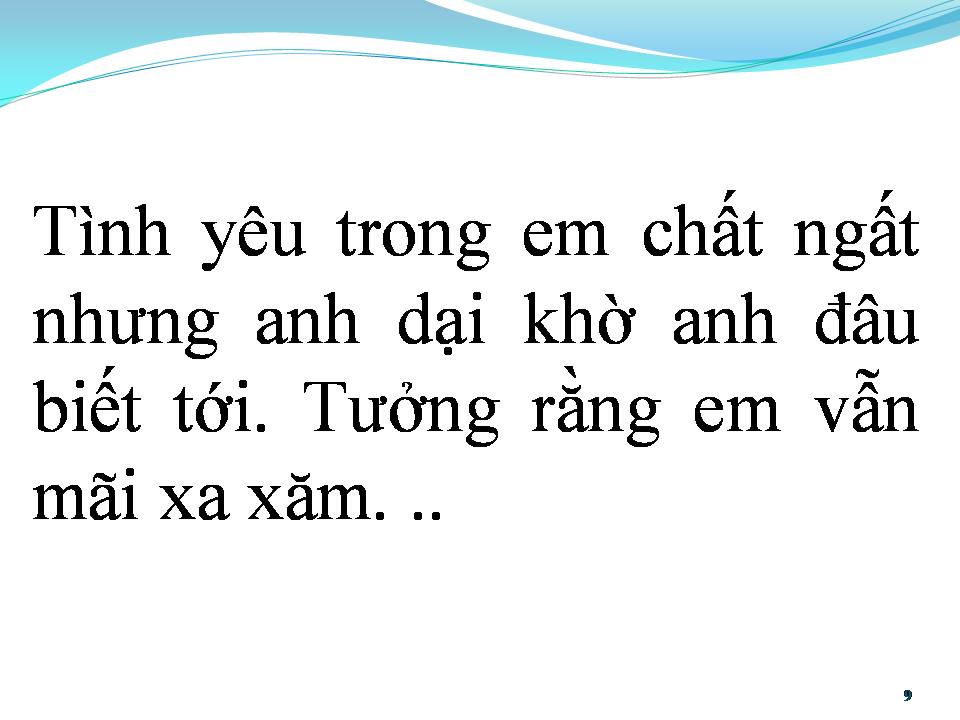 Lời bài hát MỖI NGƯỜI MỘT GIẤC MƠ