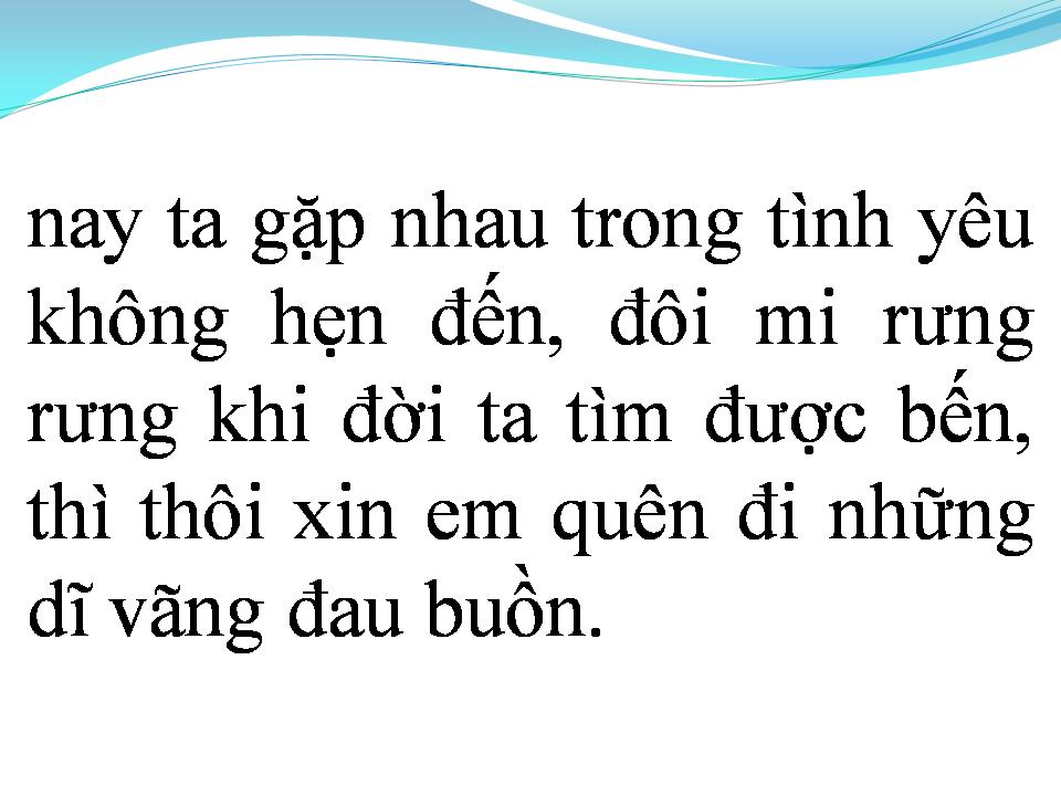 Lời bài hát MỖI NGƯỜI MỘT QUÁ KHỨ