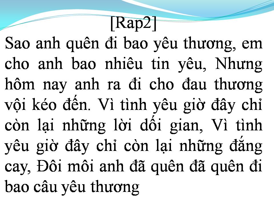 Lời bài hát MONG ANH QUAY VỀ