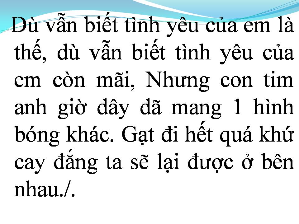 Lời bài hát MONG ANH QUAY VỀ